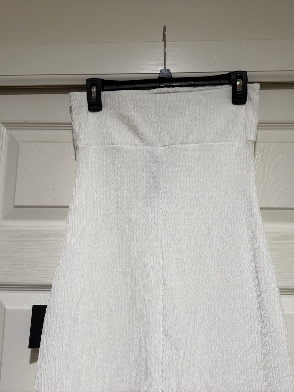 NWT lulus Darling Ways White Textured Strapless Midi Dress Size Medium - Picture 10 of 11